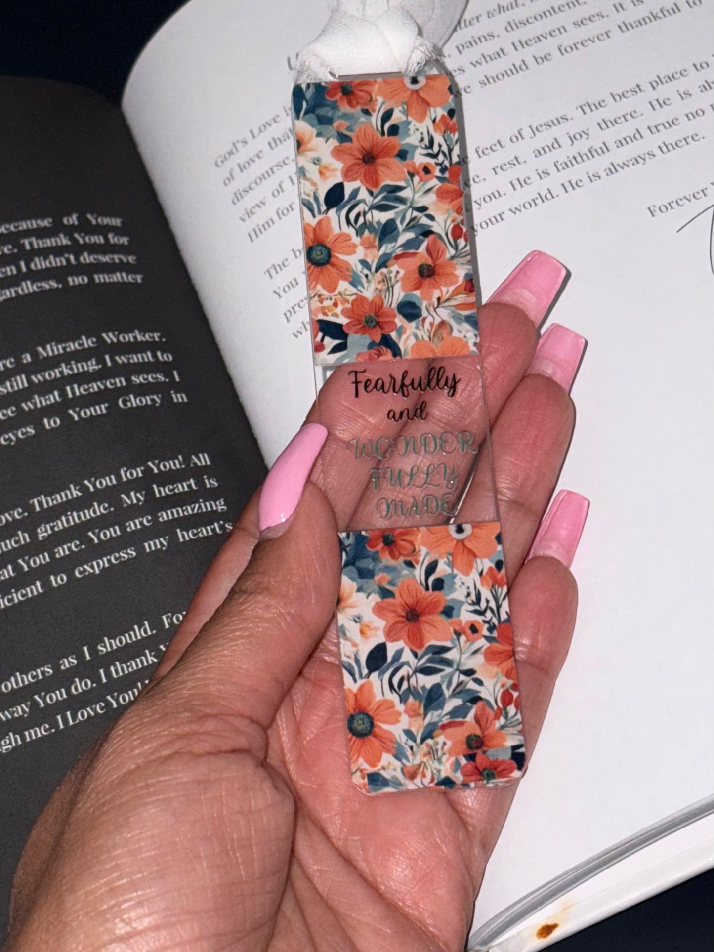 Fearfully and wonderfully made bookmark